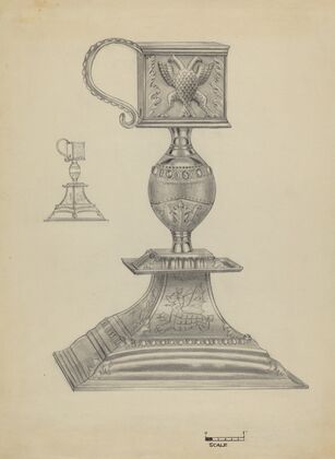 Silver Snuffer Stand