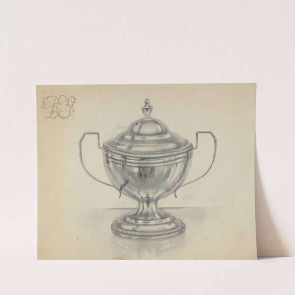 Silver Sugar Bowl by Herbert Russin