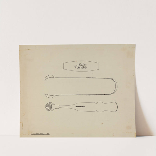 Silver Sugar Tongs by Kalamian Walton