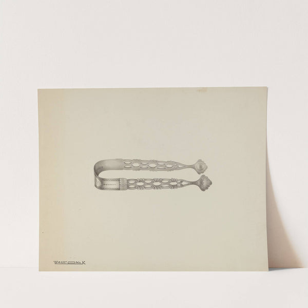 Silver Sugar Tongs by Kalamian Walton