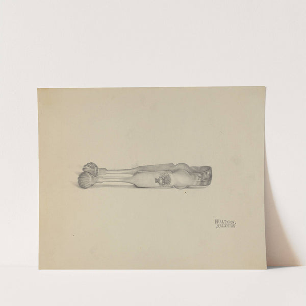 Silver Sugar Tongs by Kalamian Walton