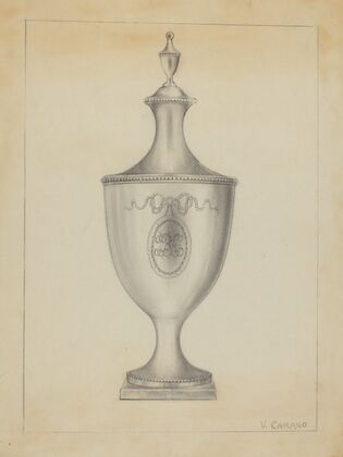 Silver Sugar Urn