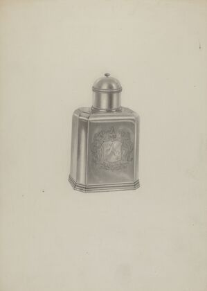 Silver Tea Caddy