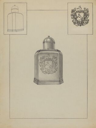 Silver Tea Caddy