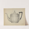 Silver Teapot by Giacinto Capelli