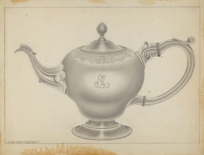 Silver Teapot (c. 1936)