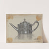 Silver Teapot by Herman Bader