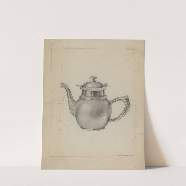 Silver Teapot by Walter W. Jennings