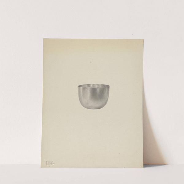 Silver Tumbler Cup by Palmyra Pimentel