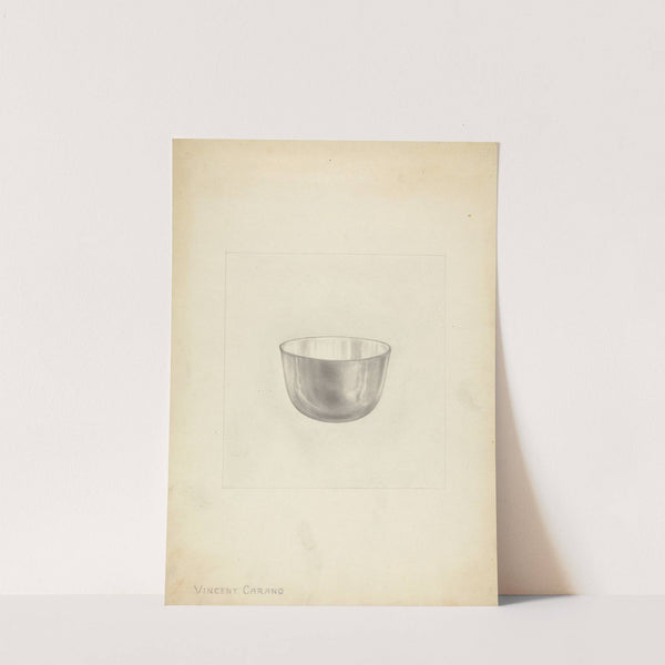 Silver Wine Tumbler by Vincent Carano