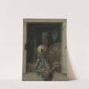 Silverware in an Open Cabinet by Cornelius Norbertus Gijsbrechts
