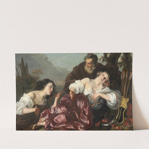Silvio With The Wounded Dorinda by Louis Vallée