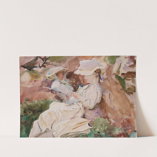Simplon – Mrs Barnard and her Daughter Dorothy (1905-1915) by John Singer Sargent