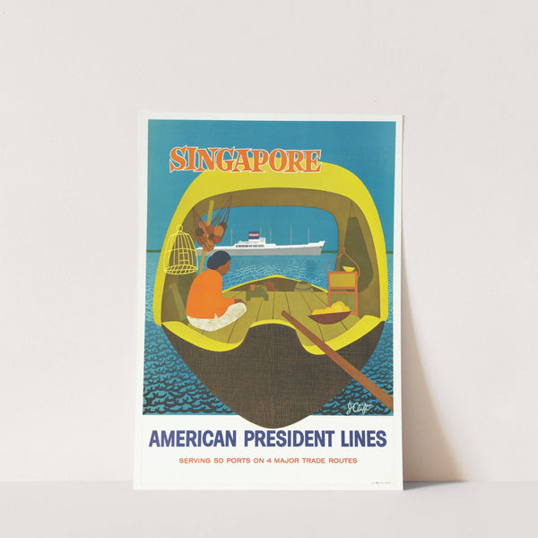 Singapore – American President Lines (1958) by J. Clift