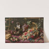 Singes près d’une corbeille de fruits by Frans Snyders