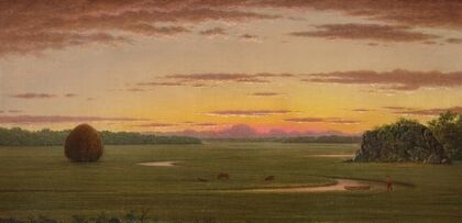 Single Haystack in a Flat Marsh