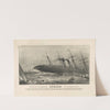 Sinking of the steamship Oregon of the Cunard Line (1886) by Currier & Ives.