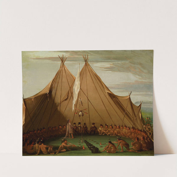 Sioux Dog Feast by George Catlin