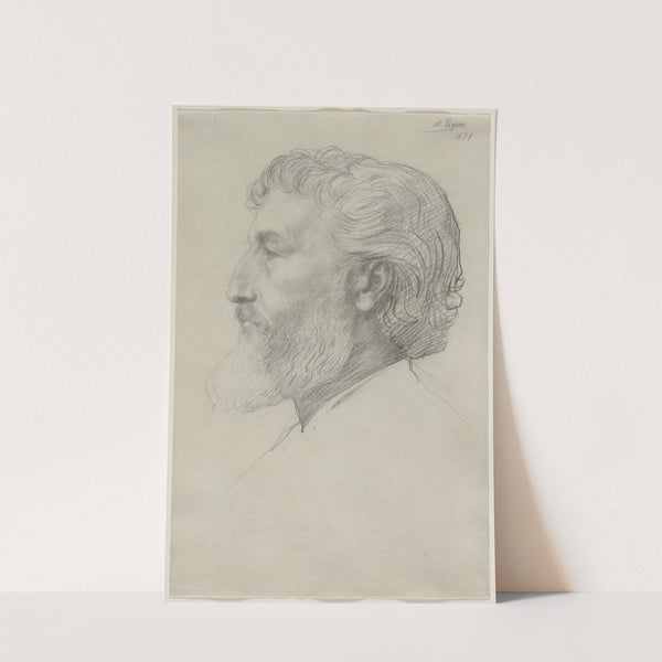 Sir Frederick Leighton (1878) by Alphonse Legros