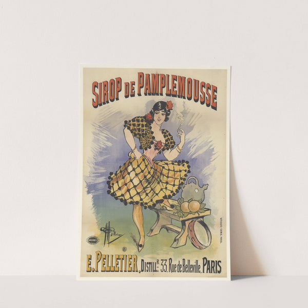 Sirop de pamplemousse E. Pelletier. Paris (1895-1900) by Albert Guillaume