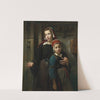 Sisters (1872) by Emile-Auguste Hublin