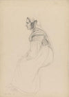 Sittende italiensk kvinne (1842)
