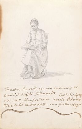 Sittende prest (1842)
