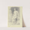 Sitting female nude by Carl Freiherr von Pidoll zu Quintenbach