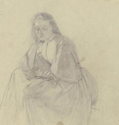 Sitting girl