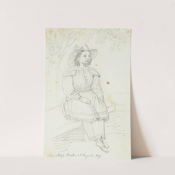Sitting girl (1827) by Marie Ellenrieder