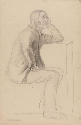 Sitting man (Between 1839 and 1841)