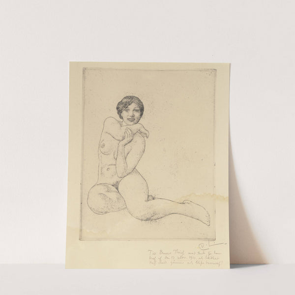 Sitting Model by Carl Larsson