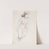 Sitting naked woman by Magnus Enckell