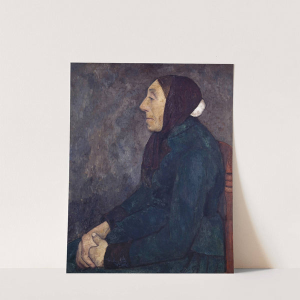 Sitting Old Peasant Woman by Paula Modersohn-Becker
