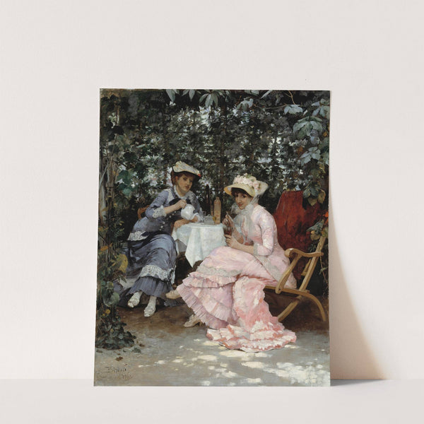 Sitting under the Arbour by Hugo Birger