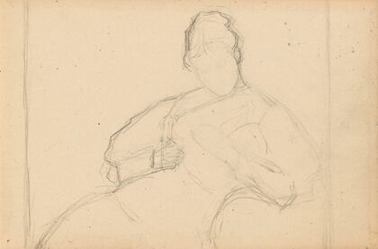 Sitting woman