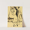 Sitzende in langem Kleid (1910) by Ernst Ludwig Kirchner