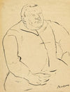 Sitzender Mann (1920-1925)