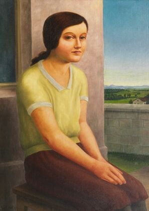 Sitzendes Mädchen (1927)