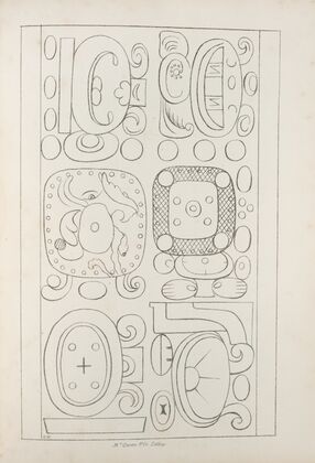 Six abstract designs.