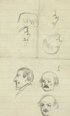 Six bust sketches