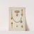 Six Designs For Jewelry, Including Gold And Blue Pendant Watch. (1872 - 1873) by Martin Gerlach