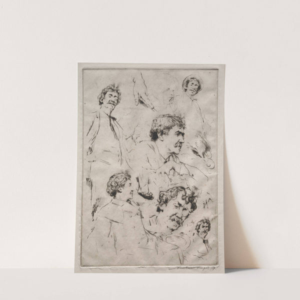 Six Faces of Whistler (c. 1902-3) by Mortimer Menpes