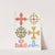 Six floriated Crosses. by Augustus Pugin