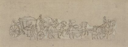 Six-horse carriage