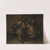 Six Peasants In An Interior by Cornelis Pietersz. Bega