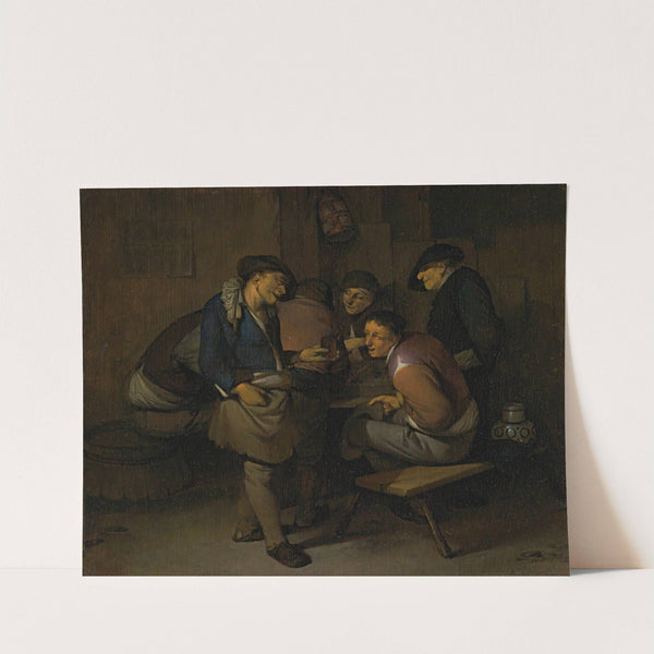 Six Peasants In An Interior by Cornelis Pietersz. Bega