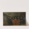 Six Regents and the Housemaster of the Oude Zijds Institute for the Outdoor Relief of the Poor, Amsterdam, 1675 (1675) by Pieter van Anraedt
