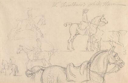 Six Studies of Horses and Riders