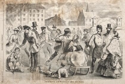 Skating at Boston (1859)